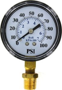 Parts2O TC2104 Well Pump Pressure Gauge