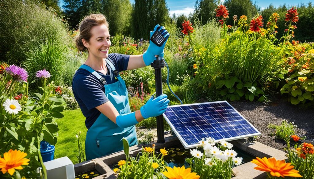 installation and maintenance of solar pond pumps