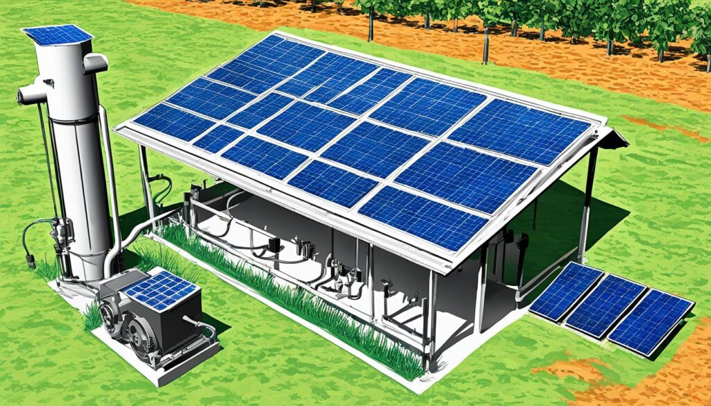 Energy-efficient solar water pump