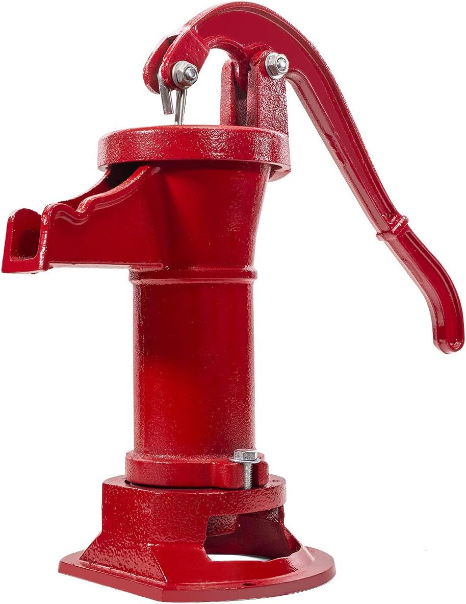 red water pump Hand Water Pump, Red